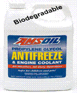 AMSOIL Propylene Glycol Anti-Freeze and Engine Coolant is Biodegradable and Safer for Children and Pets